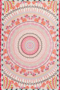 Pomegranate Tassel Trim Sarong