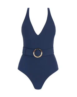Porto Cervo Belted Swimsuit