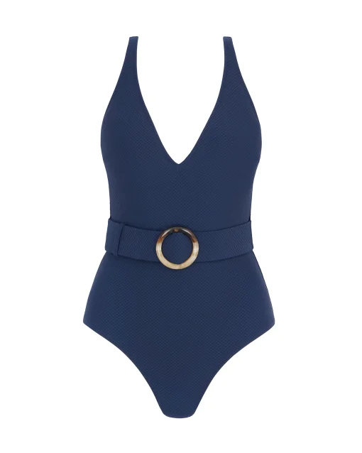 Porto Cervo Belted Swimsuit
