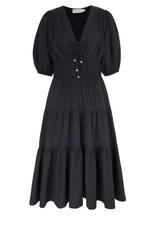 Puebla Short Sleeve Midi Dress