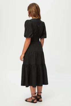 Puebla Short Sleeve Midi Dress