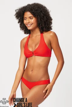 Red Rectangle Halterneck Top