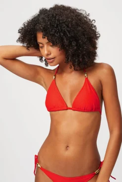 Red Triangle Bikini