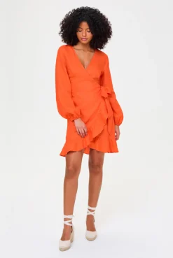 San Sebastian Mini Wrap Dress