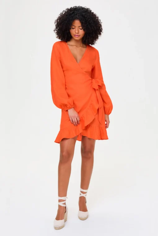 San Sebastian Mini Wrap Dress
