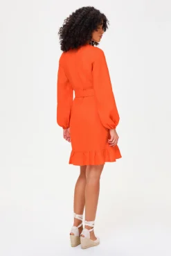 San Sebastian Mini Wrap Dress