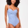 Sardinia Cross Over Bandeau Swimsuit