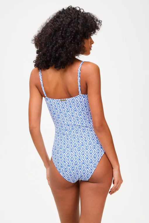 Sardinia Cross Over Bandeau Swimsuit