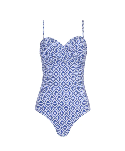 Sardinia Cross Over Bandeau Swimsuit