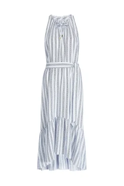 Sardinia Frill Midi Dress
