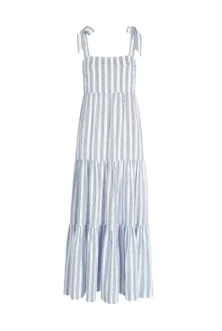 Sardinia Tie-Shoulder Maxi Dress