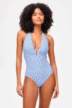 Sardinia U-Bar Halterneck Swimsuit