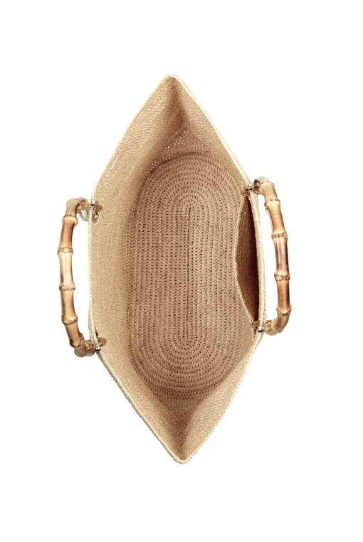Savannah Bay Mini Raffia Tote Bag