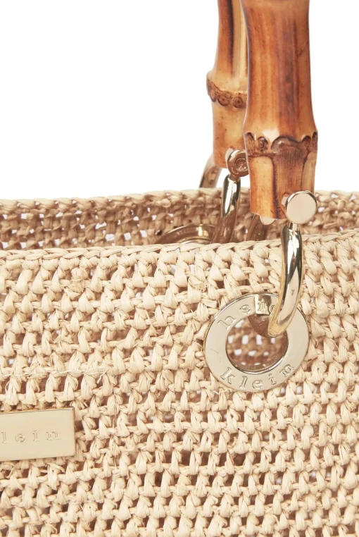 Savannah Bay Mini Raffia Tote Bag