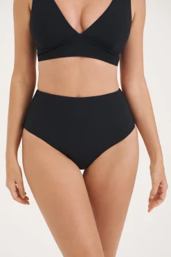 Sculpt Black High Waisted Bottom