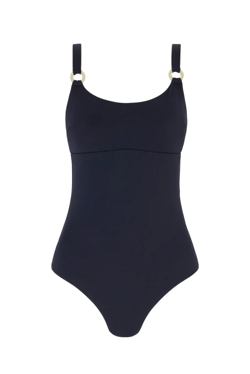 Sculpt Black Scoop Swimsuit
