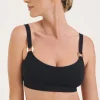 Sculpt Black Scoop Top