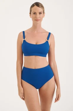 Sculpt Blue High Waisted Bottom