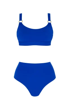 Sculpt Blue Scoop Bikini