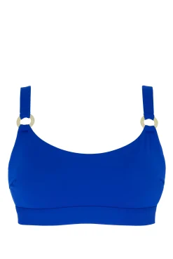 Sculpt Blue Scoop Top
