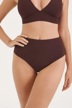 Sculpt Burgundy High Waisted Bottom
