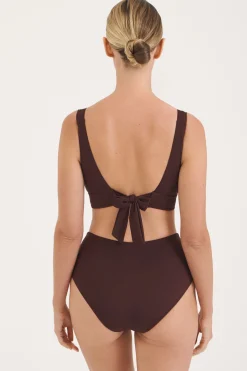 Sculpt Burgundy High Waisted Bottom