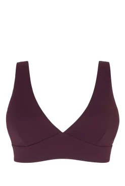 Sculpt Burgundy V-Neck Top