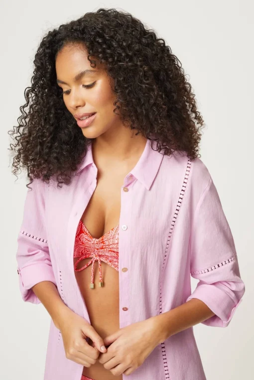Sicily Lace Beach Shirt