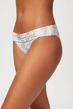 Snake Print Fold Over Bottom