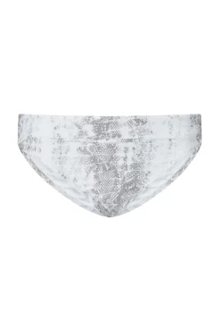 Snake Print Fold Over Bottom