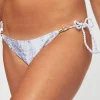 Snake Print Triangle Bottom