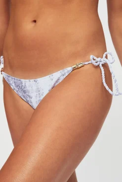Snake Print Triangle Bottom