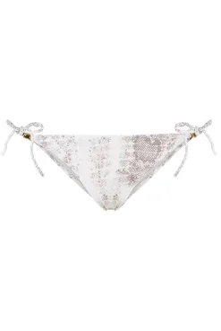 Snake Print Triangle Bottom
