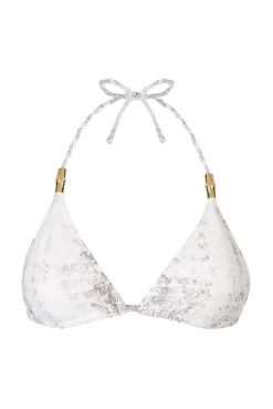 Snake Print Triangle Top
