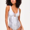 Snake Rectangle Swimsuit