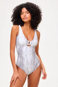 Snake Rectangle Swimsuit