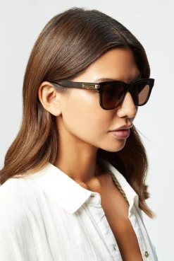 The Audrey Sunglasses In Tortoiseshell