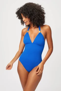 The Baths Slider Halterneck Swimsuit