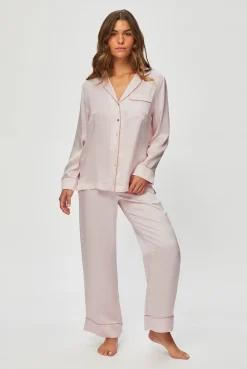Venice Long Sleeve Silk Pyjama Set