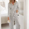 Venice Long Sleeve Silk Pyjama Set