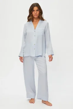 Venice Long Sleeve Silk Pyjama Set