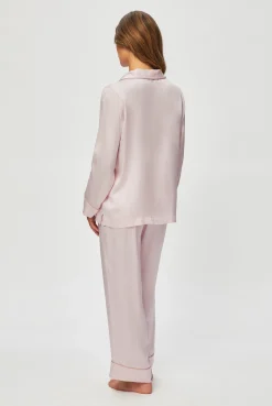 Venice Long Sleeve Silk Pyjama Set