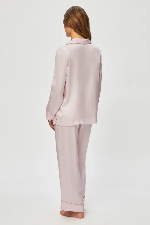 Venice Long Sleeve Silk Pyjama Set