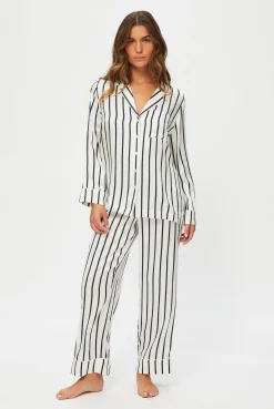 Venice Long Sleeve Silk Pyjama Set
