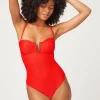 Vicenza V-Bar Bandeau Swimsuit