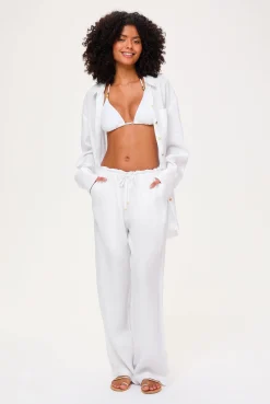 White Bay Drawstring Trouser