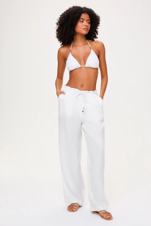 White Bay Drawstring Trouser
