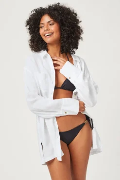 White Bay Drawstring Trouser Set